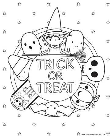 Halloween Coloring Pages (Free Printables) - Fun Loving Families