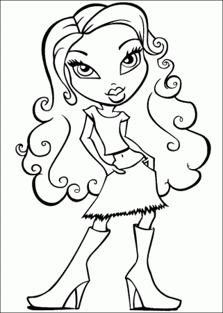 printable girls coloring pages Coloring4free - Coloring4Free.com