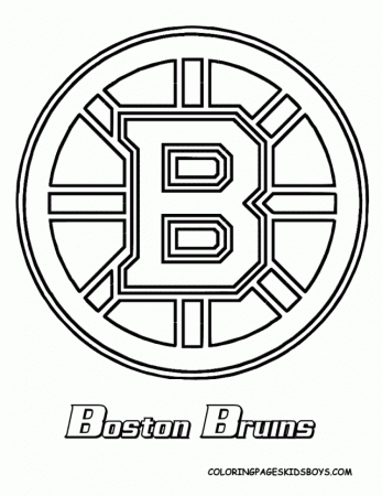 Bruins - Coloring Pages for Kids and for Adults