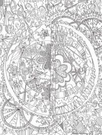 Doodle Art To Print And Color - Coloring Pages for Kids and for Adults