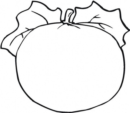 Preschool Pumpkin Coloring Pages Free - Coloring Page