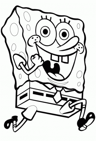spongebob printable coloring pages | Only Coloring Pages