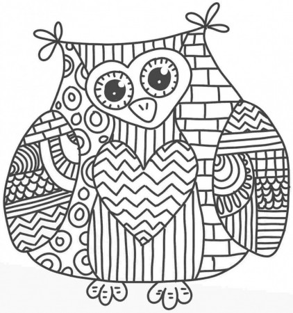 Best Coloring Pages Owls Top KIDS Coloring Downloads Design Ideas ...