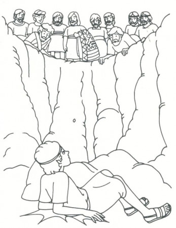 Best Photos of Joseph Dreams Coloring Pages - Joseph and Pharaoh ...