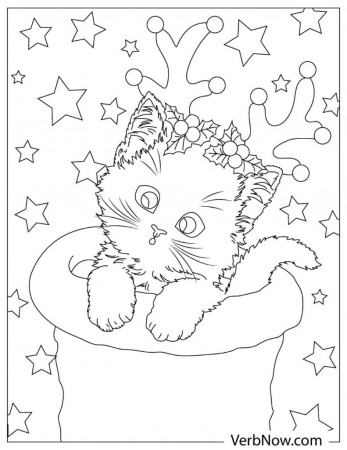 Free KITTEN Coloring Pages & Book for Download (Printable PDF) - VerbNow