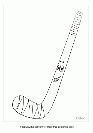 Hockey Sticks Coloring Pages | Free Sports Coloring Pages | Kidadl
