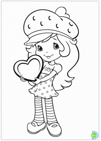 Strawberry Shortcake Coloring Pictures To Print - Coloring