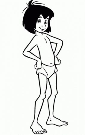 The Famous Mowgli in Jungle Book Coloring Pages | Bulk Color