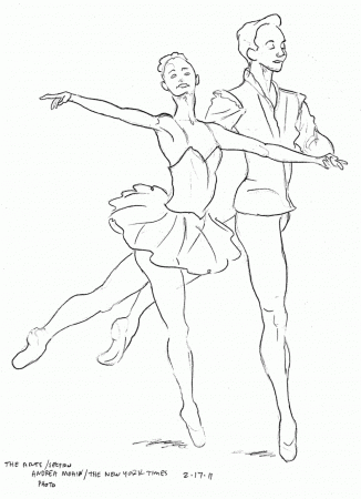 Boy Ballerina Coloring Pages - Coloring Pages For All Ages