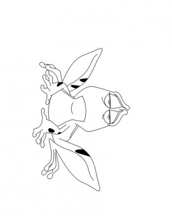 Princess and the Frog coloring pages - Ray the lovesick Cajun firefly