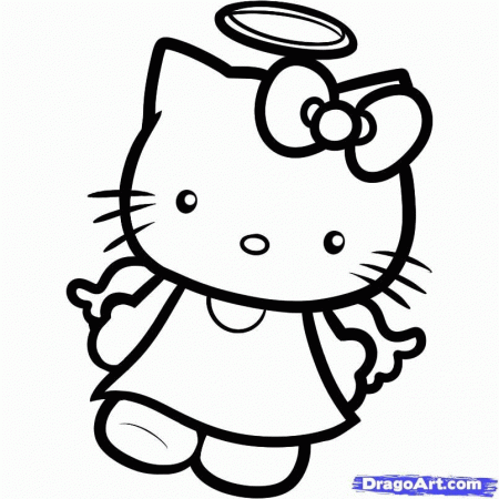 Cat With Angel Wings Coloring Pages - Coloring Pages For All Ages