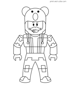 Roblox coloring pages | Print and Color.com | Halloween coloring pages,  Cartoon coloring pages, Cute coloring pages