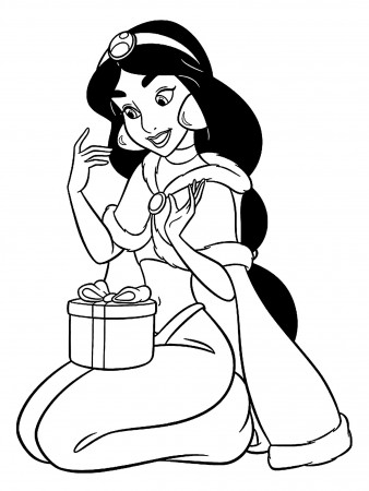 Aladdin and jasmine to color for kids - Aladdin (and Jasmine) Kids Coloring  Pages