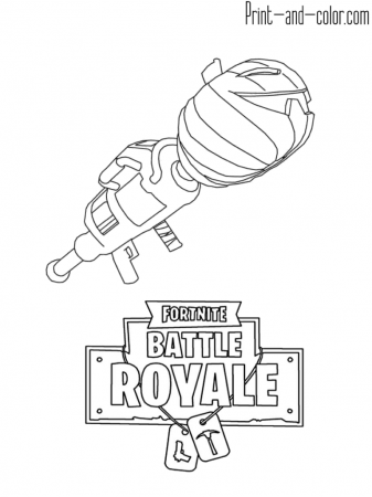 Fortnite battle royale coloring page ROCKET LAUNCHER | Coloring pages, Coloring  pages for boys, Coloring pages to print