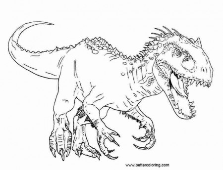 T-rex Coloring Pages Collection - Whitesbelfast