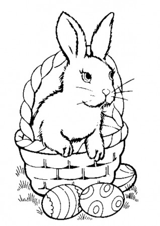 Coloring Pages | Easter Bunny Coloring Pages
