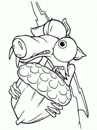 Intelligence Coloring Pages Of Ice Age Free Printables - Widetheme