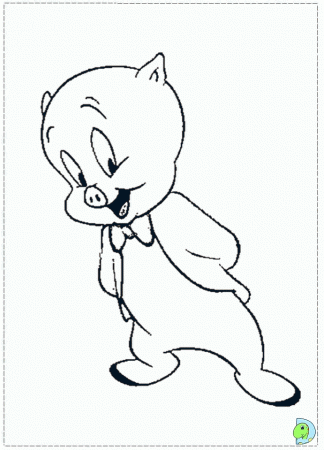 Porky Pig Coloring Pages Printable - High Quality Coloring Pages