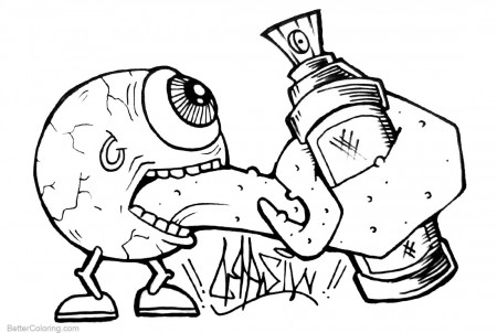 Swag Graffiti Coloring Pages