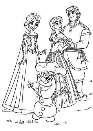 queen elsa and princess anna coloring pages 47 anna from ...