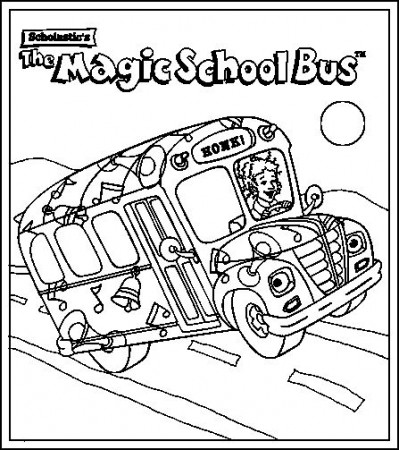 Magic School Bus Coloring Pages - Efratkern.com