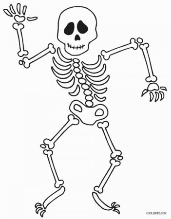 Printable Skeleton Coloring Pages For Kids | Cool2bKids