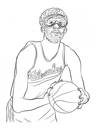 Free NBA coloring pages. Download and print NBA coloring pages