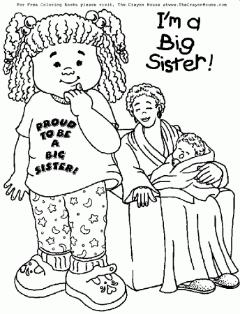 Big Sister Coloring Pages | Baby coloring pages, Coloring pages, Space coloring  pages