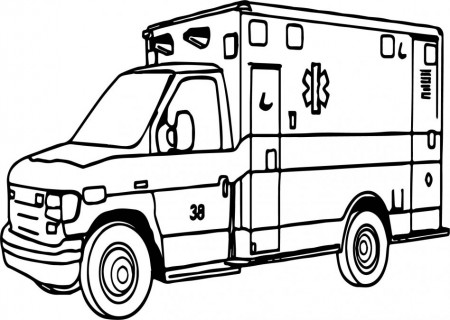 Emergency Vehicle Coloring Pages - Coloring and Drawing