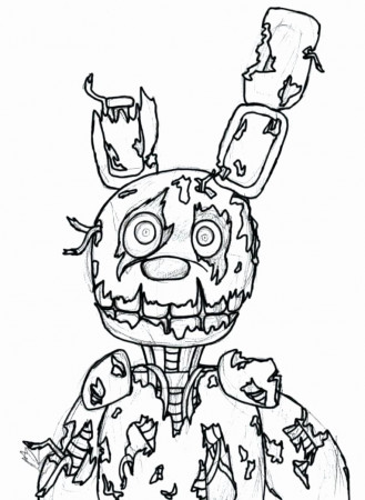 Spring Break Coloring Sheets Luxury Coloring Pages Fnaf Spring Trap Fun Coloring  Pages Spring | Meriwer Coloring