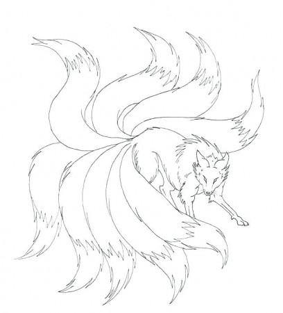 9 Tailed Fox Drawing posted by Zoey Walker