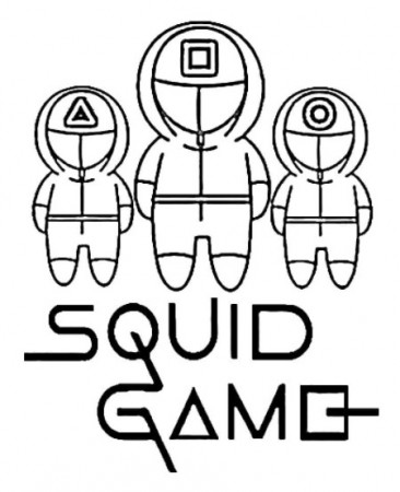 Squid Game Coloring Pages Free Printable - DANA MILENIAL