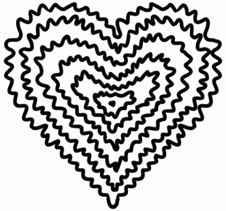 Tie Dye Heart coloring page | Free Printable Coloring Pages