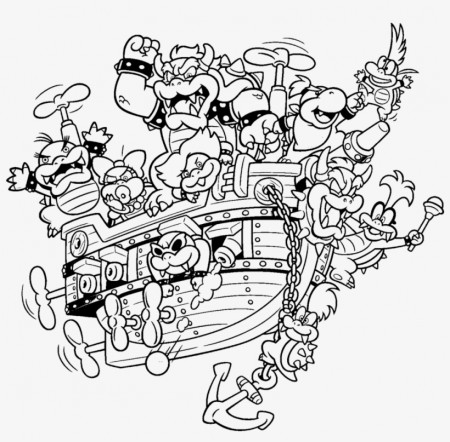 63 Stress Free Dry Bowser Mario Cart Coloring Pages