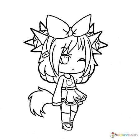 Gacha Life Coloring Pages. Unique Collection. Print for Free ...