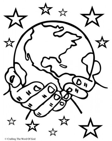 God The Creator- Coloring Page « Crafting The Word Of God