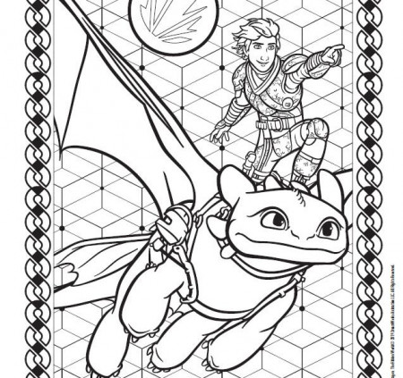 How To Train Your Dragon: The Hidden World Activity Sheets - LBPC