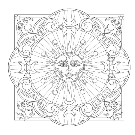 Amazon.com: Creative Haven Celestial Mandalas Coloring Book (Creative Haven  Coloring Books) (9780486804804): Noble, Marty: Books