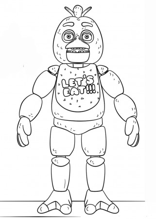 Five Nights At Freddys Coloring Pages Free ...