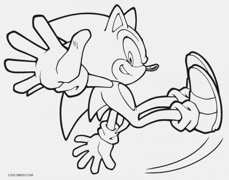 Printable Sonic Coloring Pages For Kids