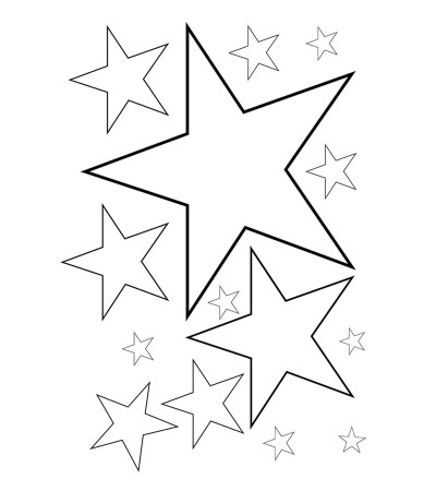Top 20 Free Printable Star Coloring Pages Online