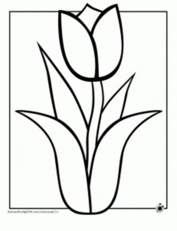 coloring page of flowers - Printable Kids Colouring Pages