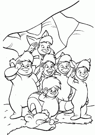 Kids Under 7: Peter Pan Coloring Pages