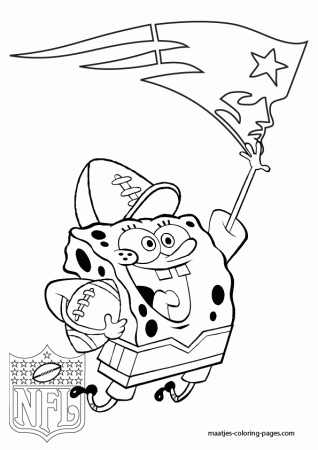 New England Patriots Printable Coloring Pages - Coloring Page