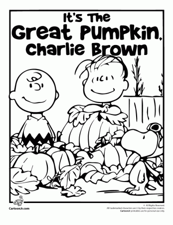 Charlie Brown Coloring Pages Images & Pictures - Becuo