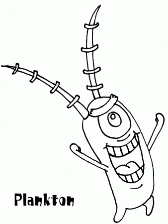 Free Sponge Bob Coloring Pages For Your Children
