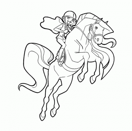 Cartoon Horse Coloring Pages For Girls Free | Cartoon Coloring ...