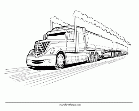 Tank Truck Coloring Pages - High Quality Coloring Pages