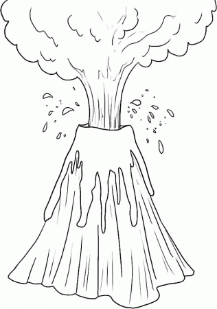 Free Download Volcano Coloring Page - Toyolaenergy.com