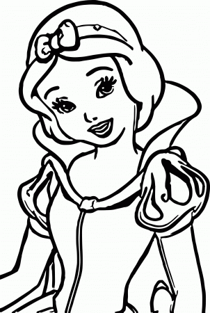 Disney Princess Coloring Page | Wecoloringpage